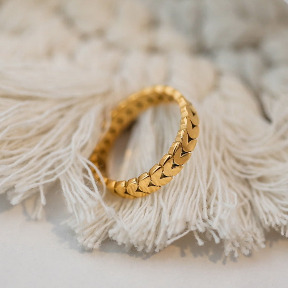 Nugget Gold Fire Arrow Ring For Women nugget earrings