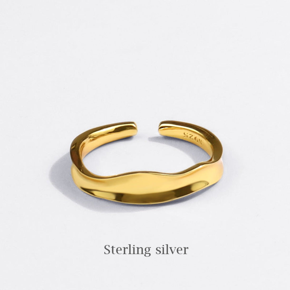 Gold Wave Ring