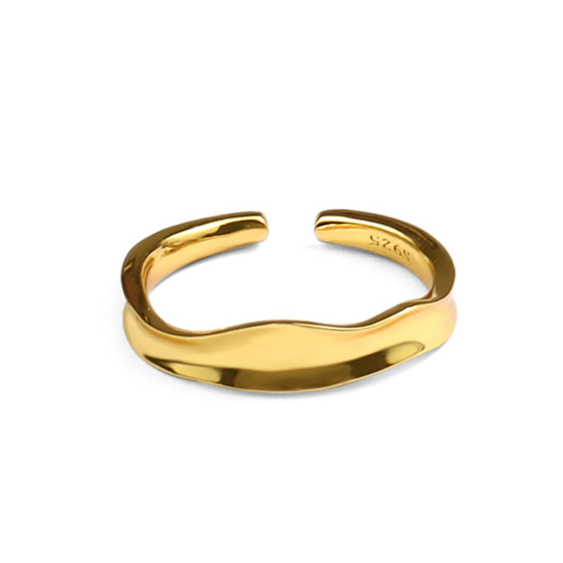 Gold Wave Ring