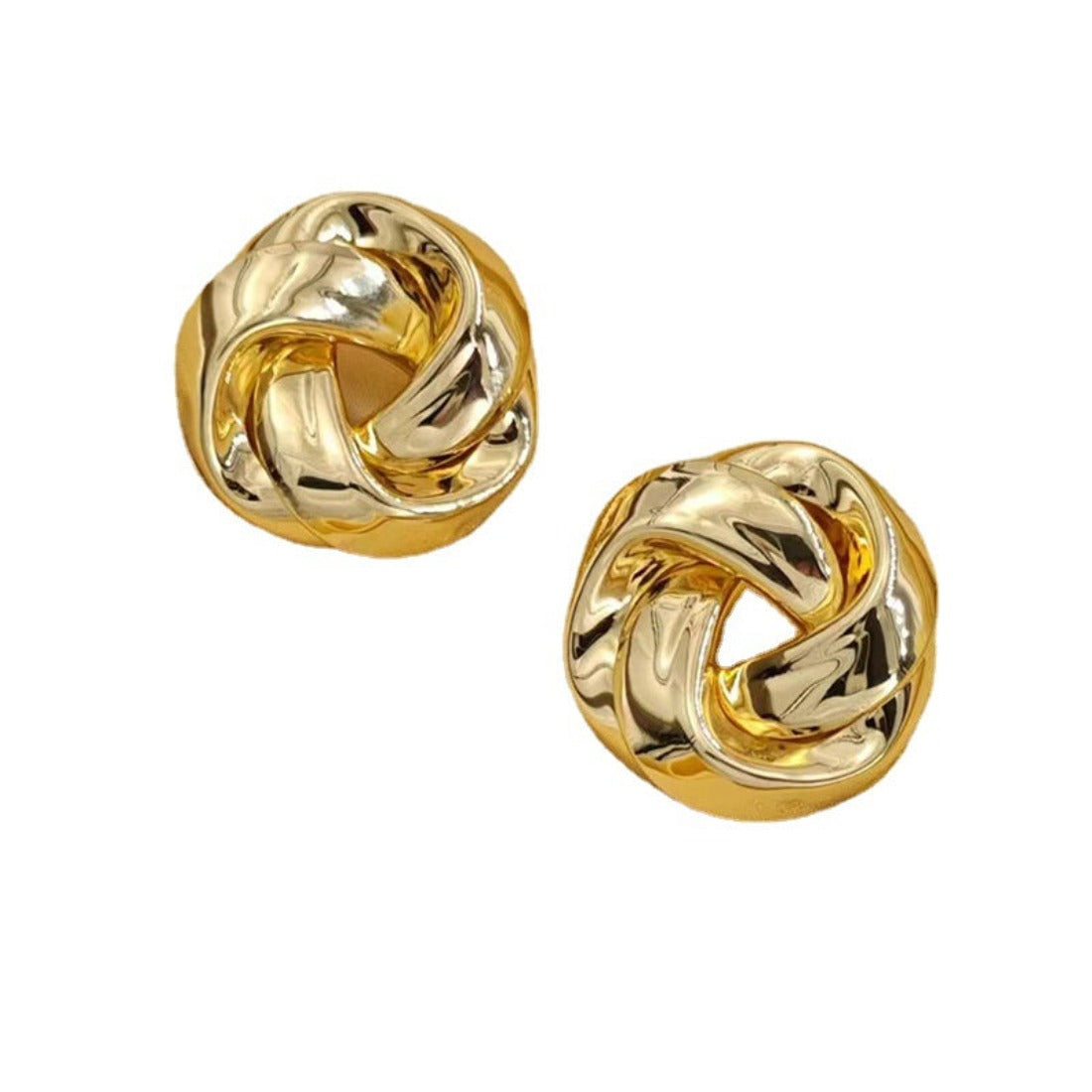 gOLD Knot Post Earrings